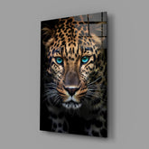 Leopard Glass Wall Art.